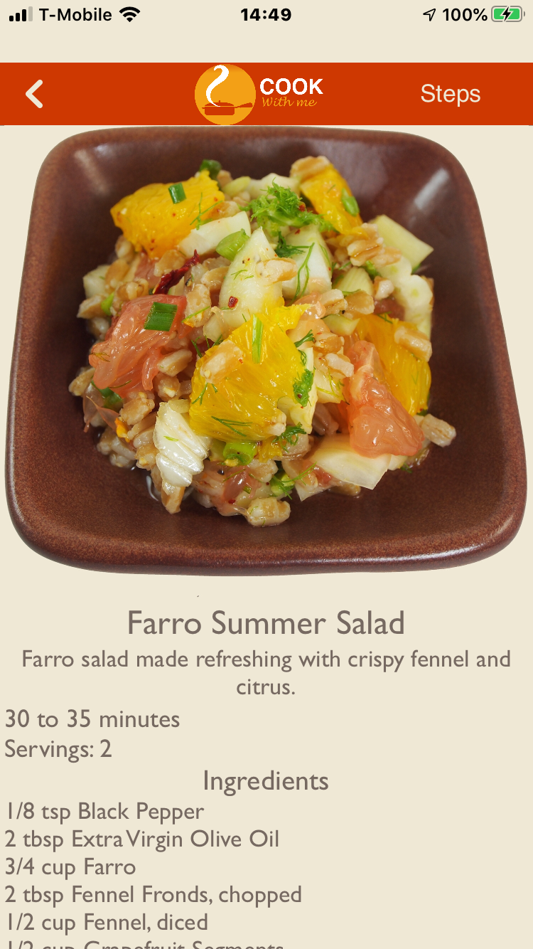 Cook With Me Farro Preview